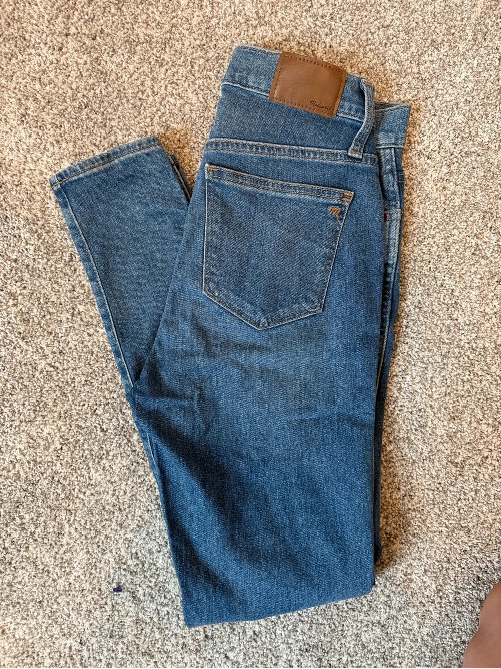 Madewell high rise skinny women Blue Denim Jeans -